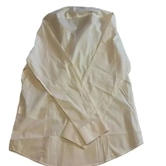 NWT Cavalli Class White Mens Long Sleeve Button Down Dress Shirt Size 16 - Picture 8 of 9